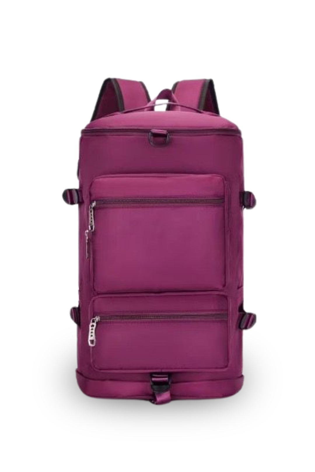 Convertible Travel Duffle Backpack with Multi-Pocket Storage