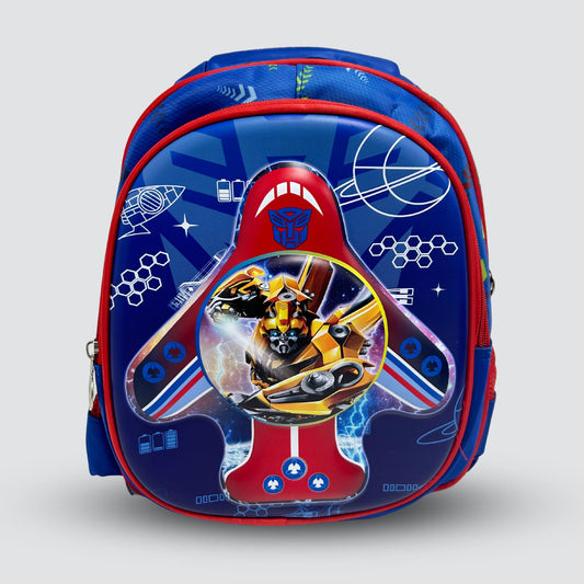 Bumble bee blue 3D transformer backpack