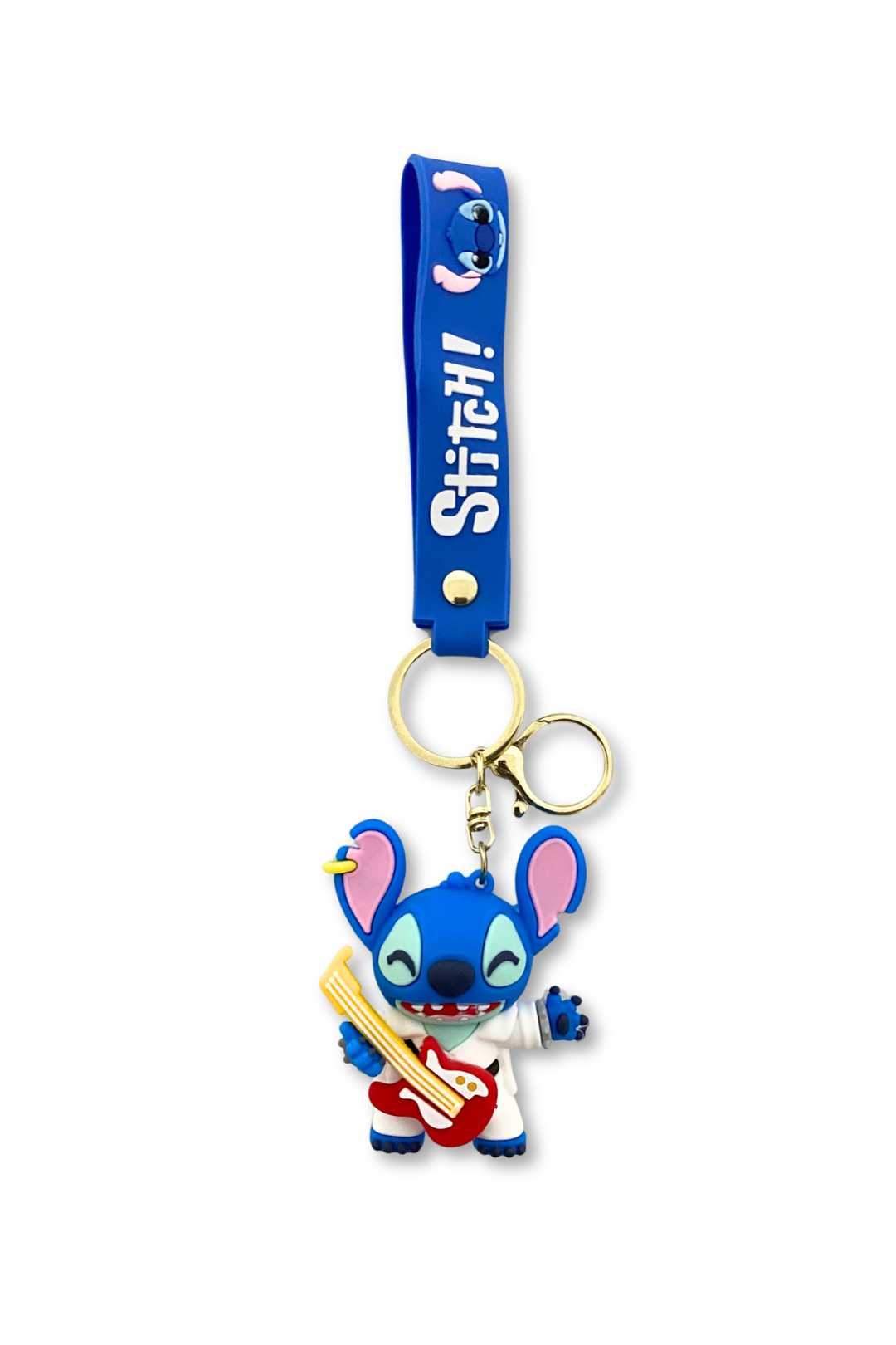 C80 Silicone 3D Stitch Keychain