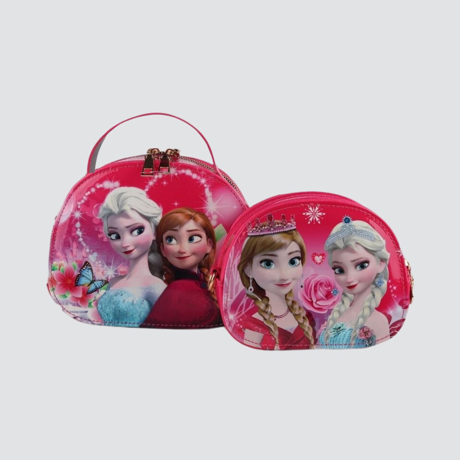 Fuchsia Pink Frozen Handbag / Crossbody
