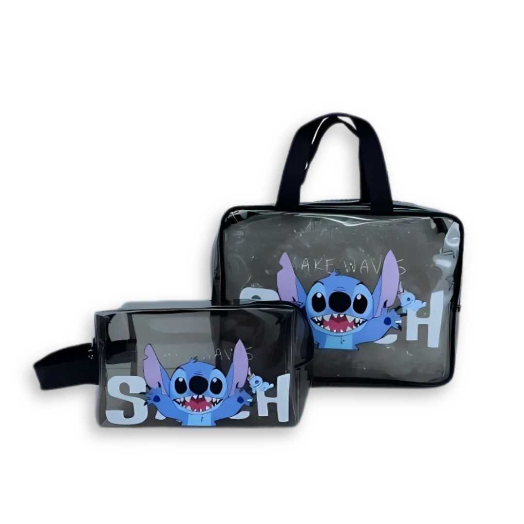 AB194 Lilo & Stitch 2-Piece Multipurpose Pouch Set
