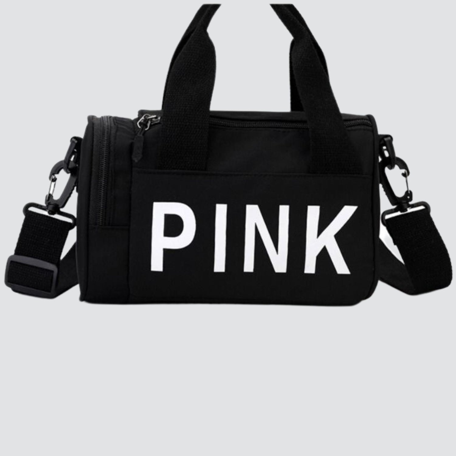 Black Pink Brand Mini Duffel Bag