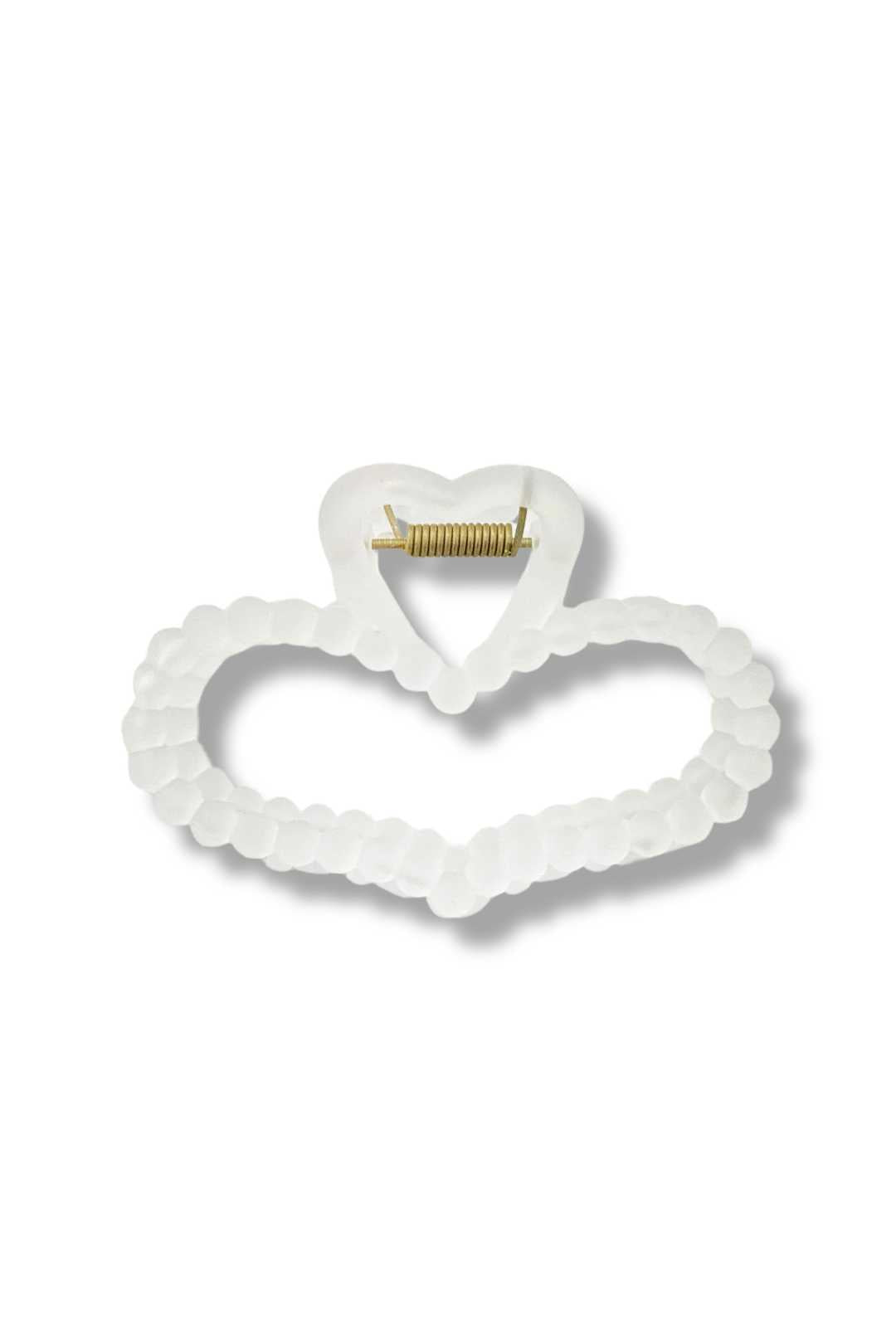 457 Heart-Shaped Hair Claw Clip