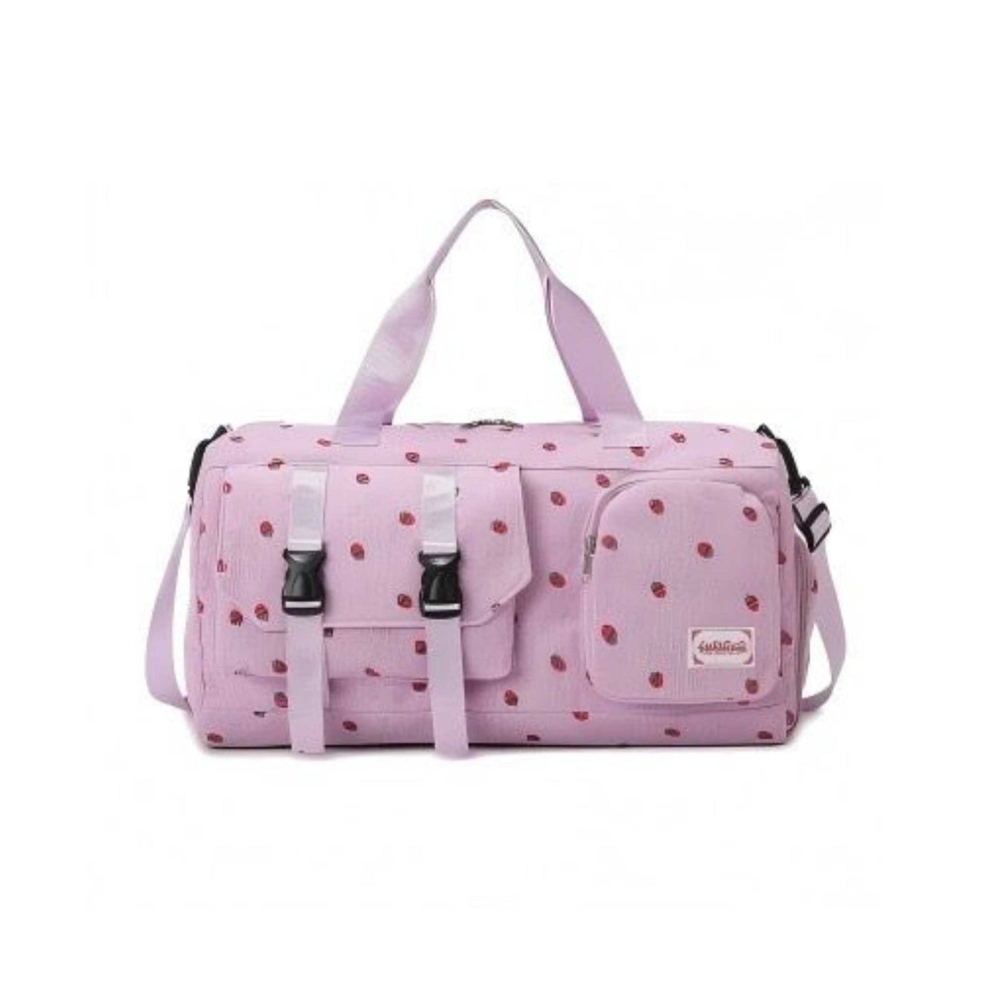 AB333 Strawberry Print Duffel Bag