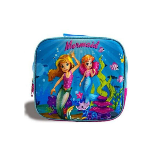 HX01568 Girls Mermaid Insulated Lunch Bag