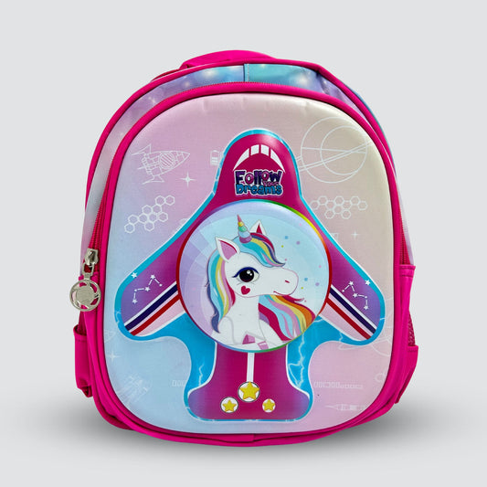 3D unicorn pink back pack 