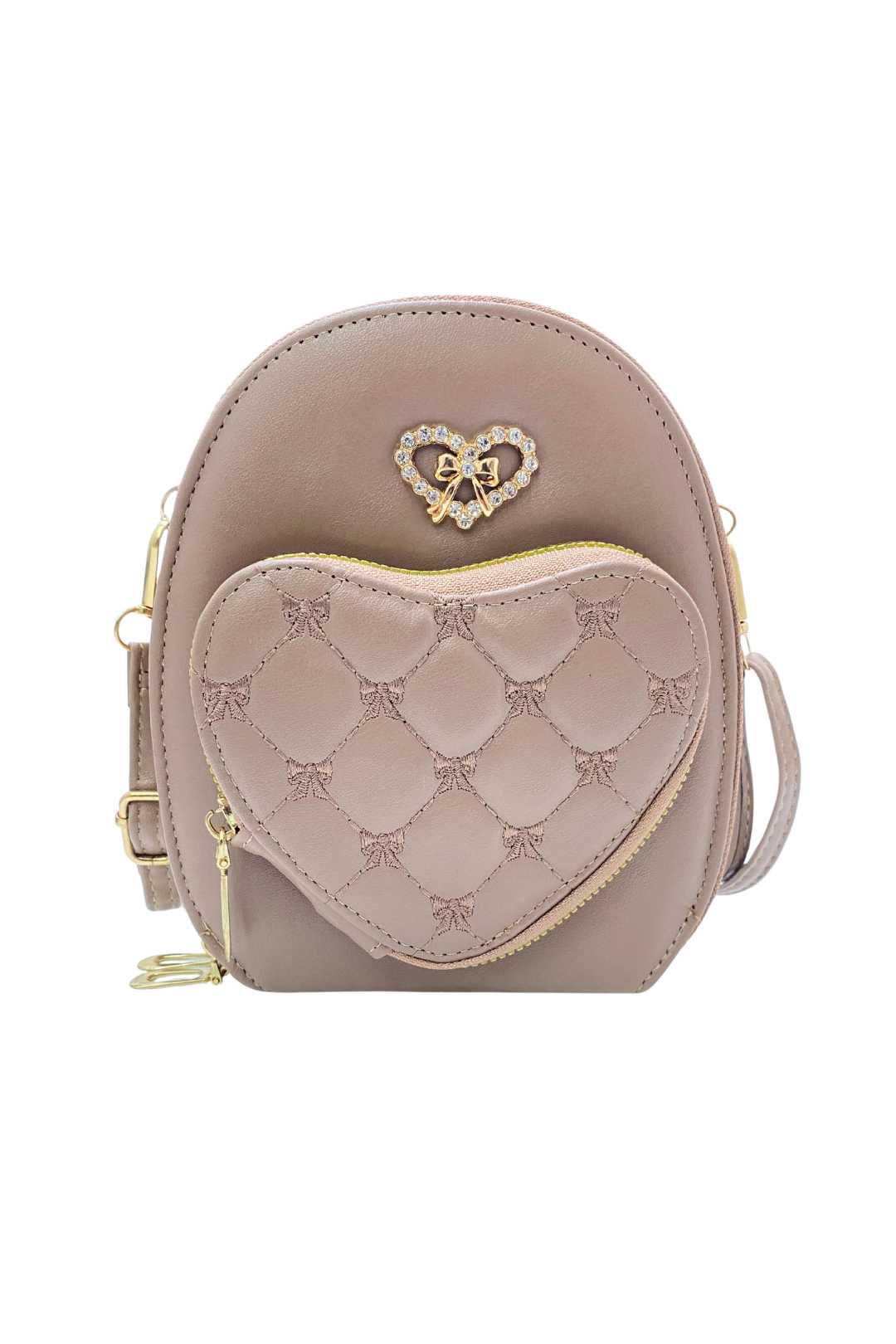 S3672 Heart Crossbody Bag