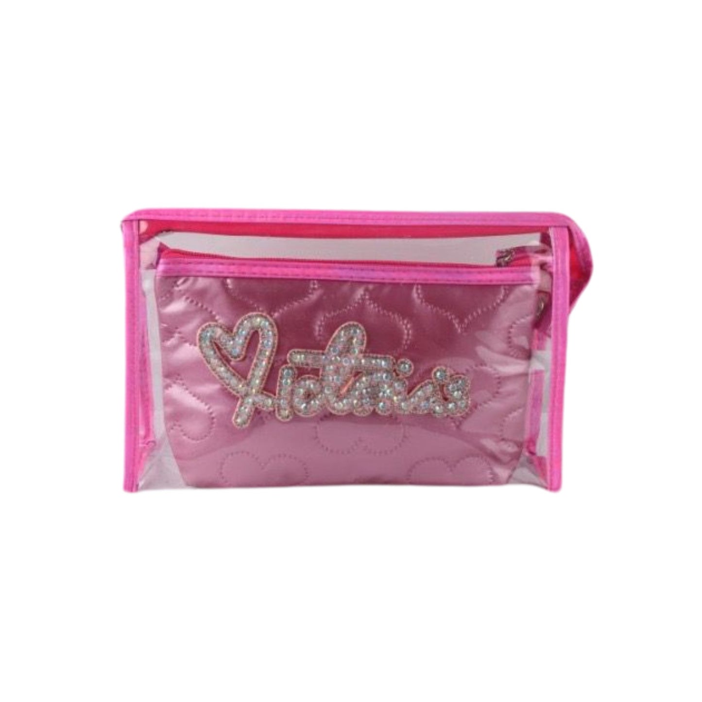 S3716 Heart Print Multi-Purpose Pouch Set