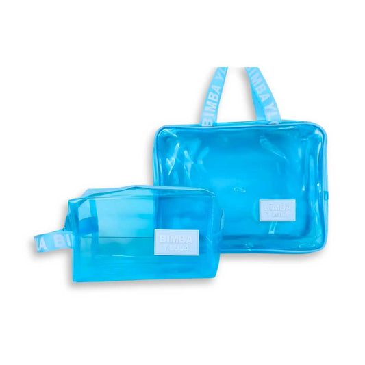 AB159 Clear Multipurpose 2 Peice Pouch Set