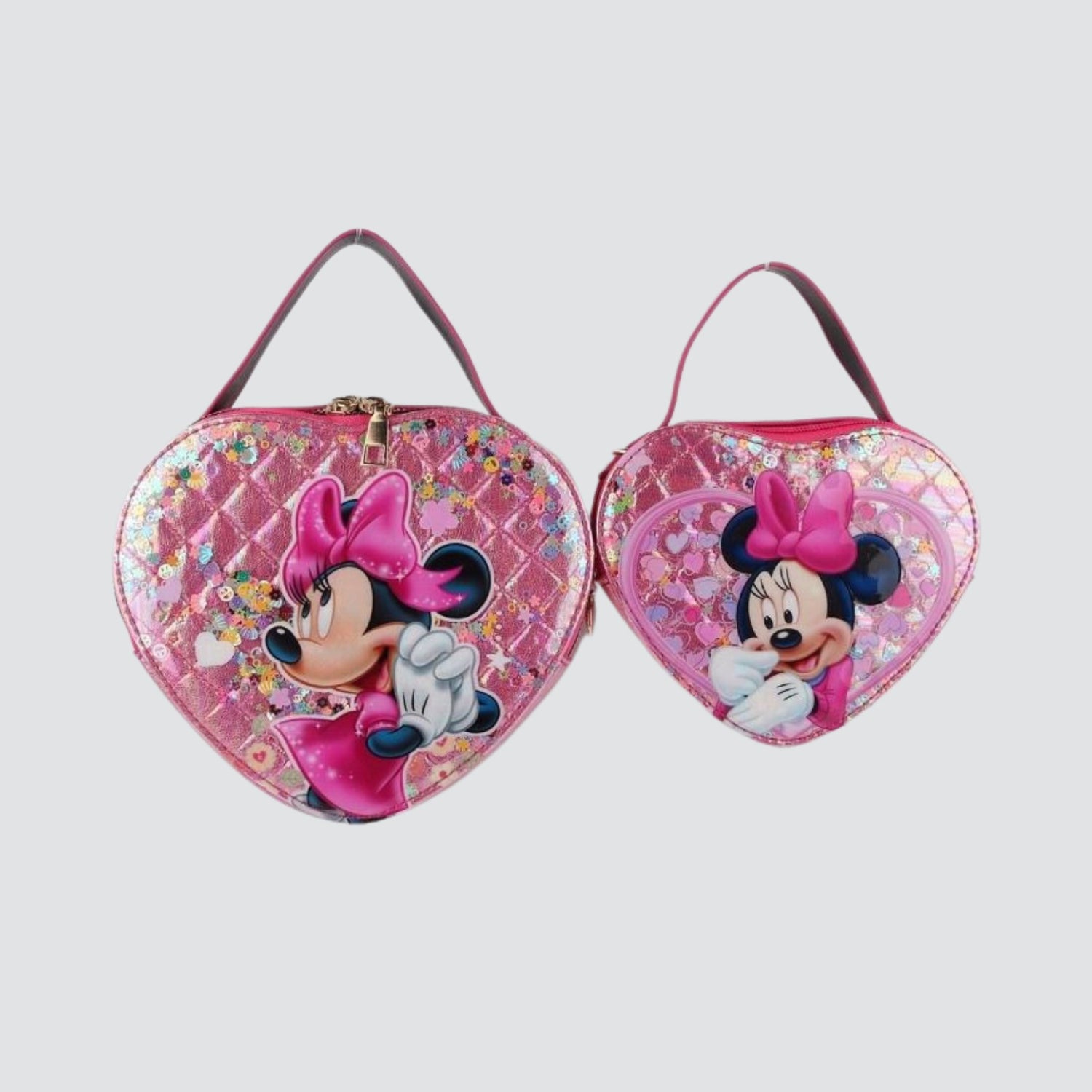 Fuchsia Pink Minnie Mouse Handbag / Crossbody