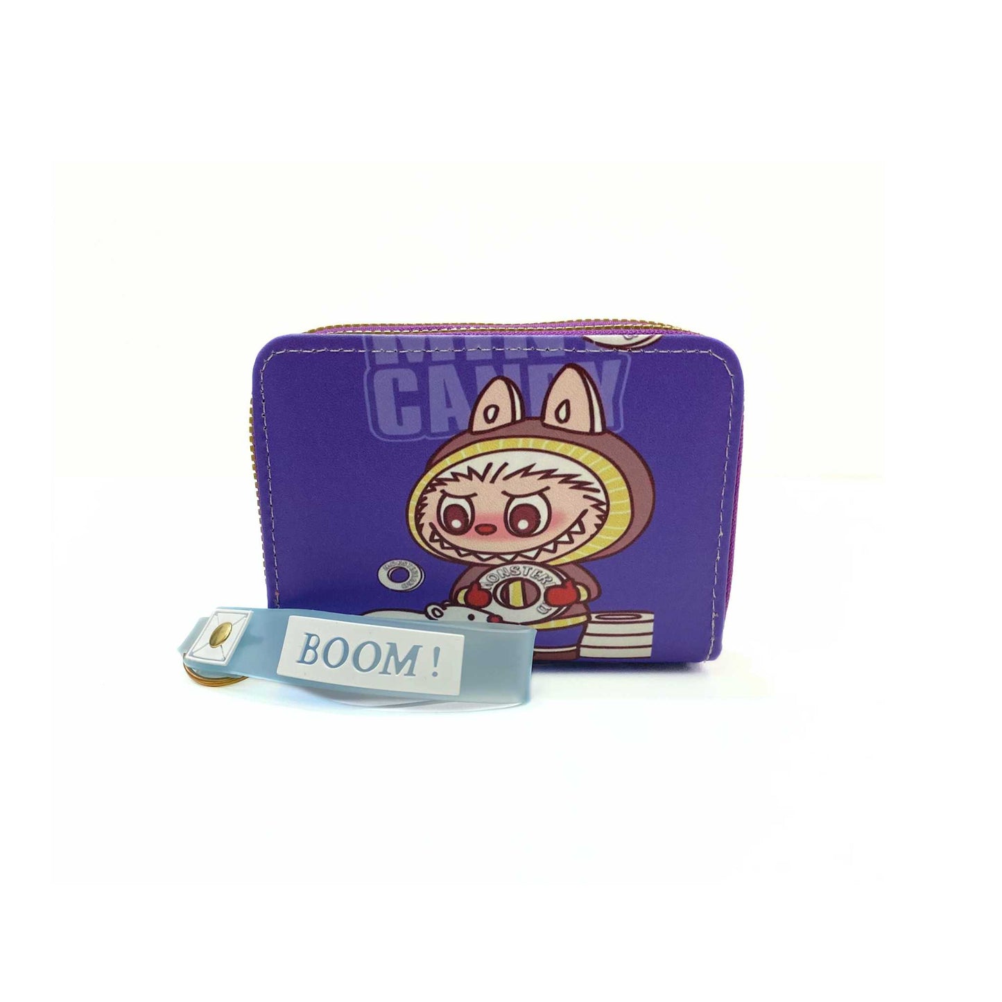 S3798 Labubu Mini Wallet with Wristlet strap