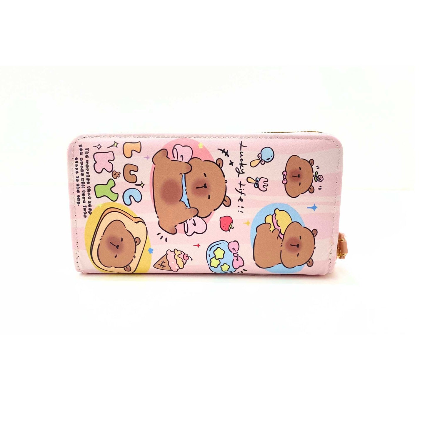 S3893 Capybara Wallet with Wristlet strap