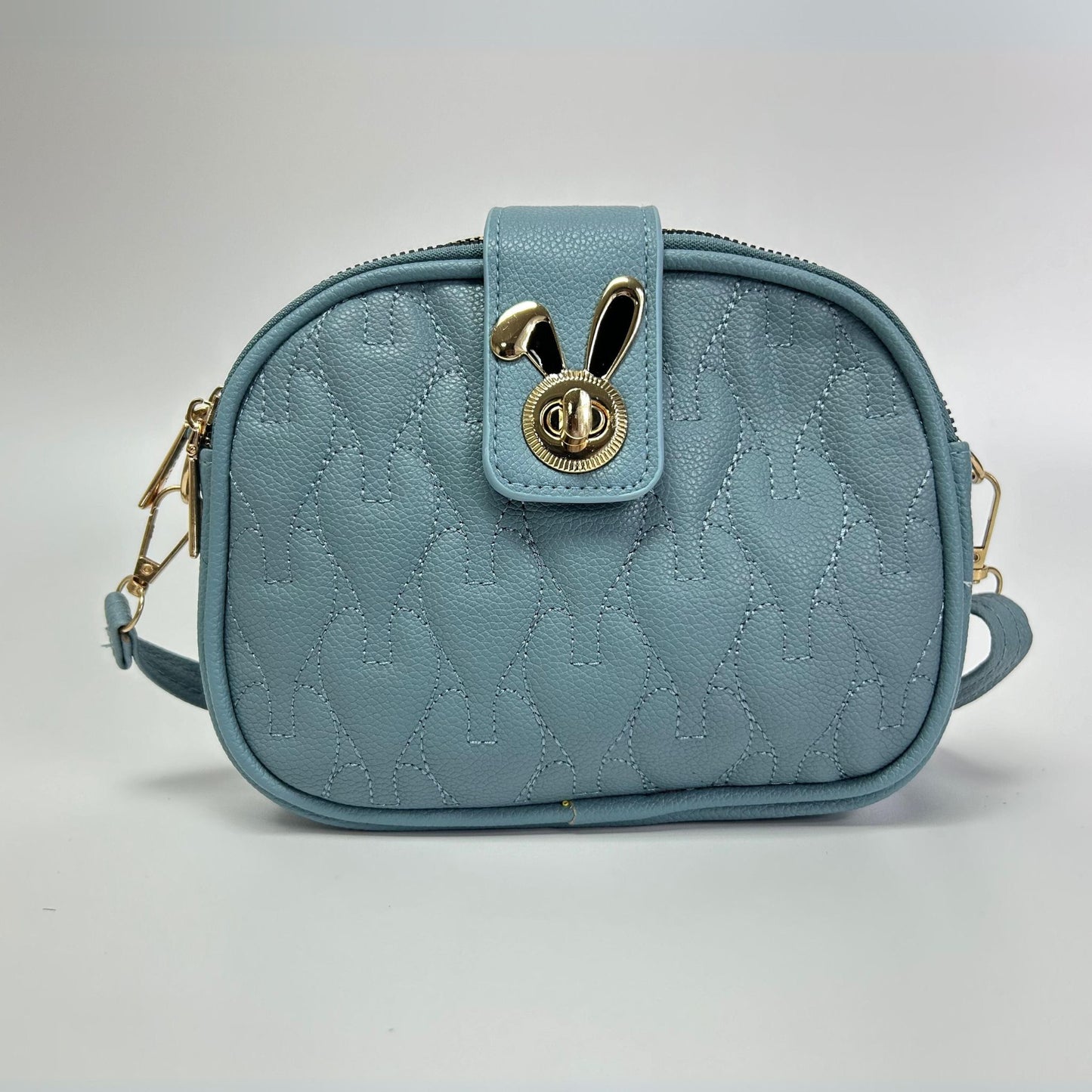 Blue Bunny Ears Crossbody Bag