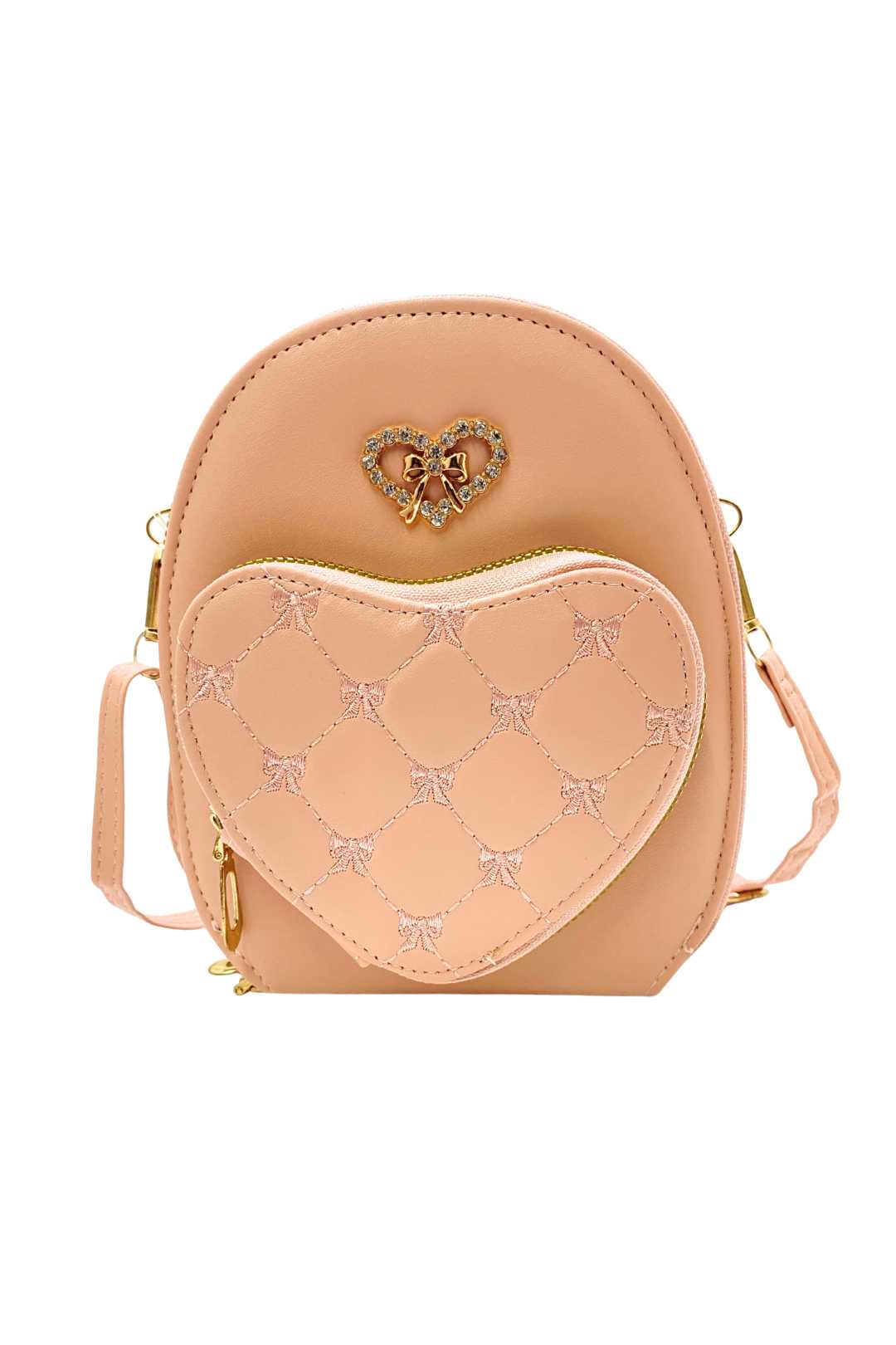 S3672 Heart Crossbody Bag