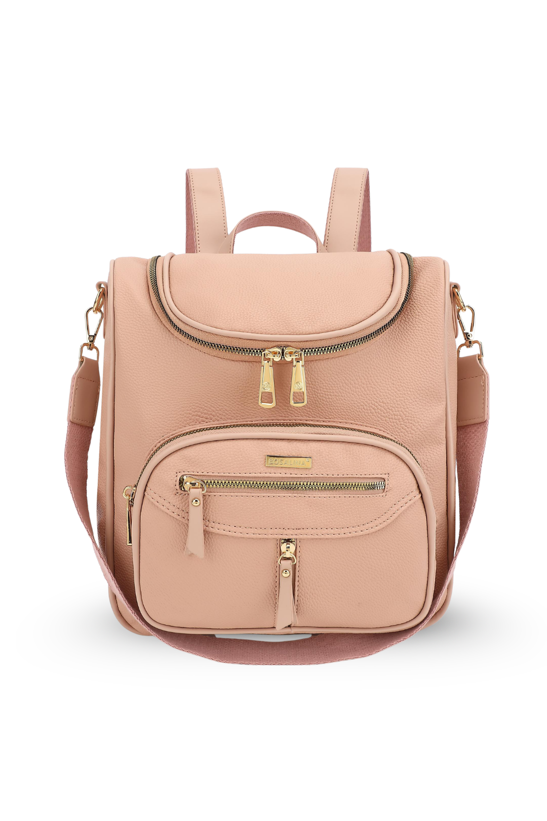 Bosalina Multi-Zip Fashion Backpack