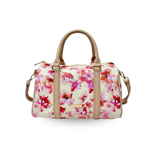 Bosalina Floral Print Satchel Bag