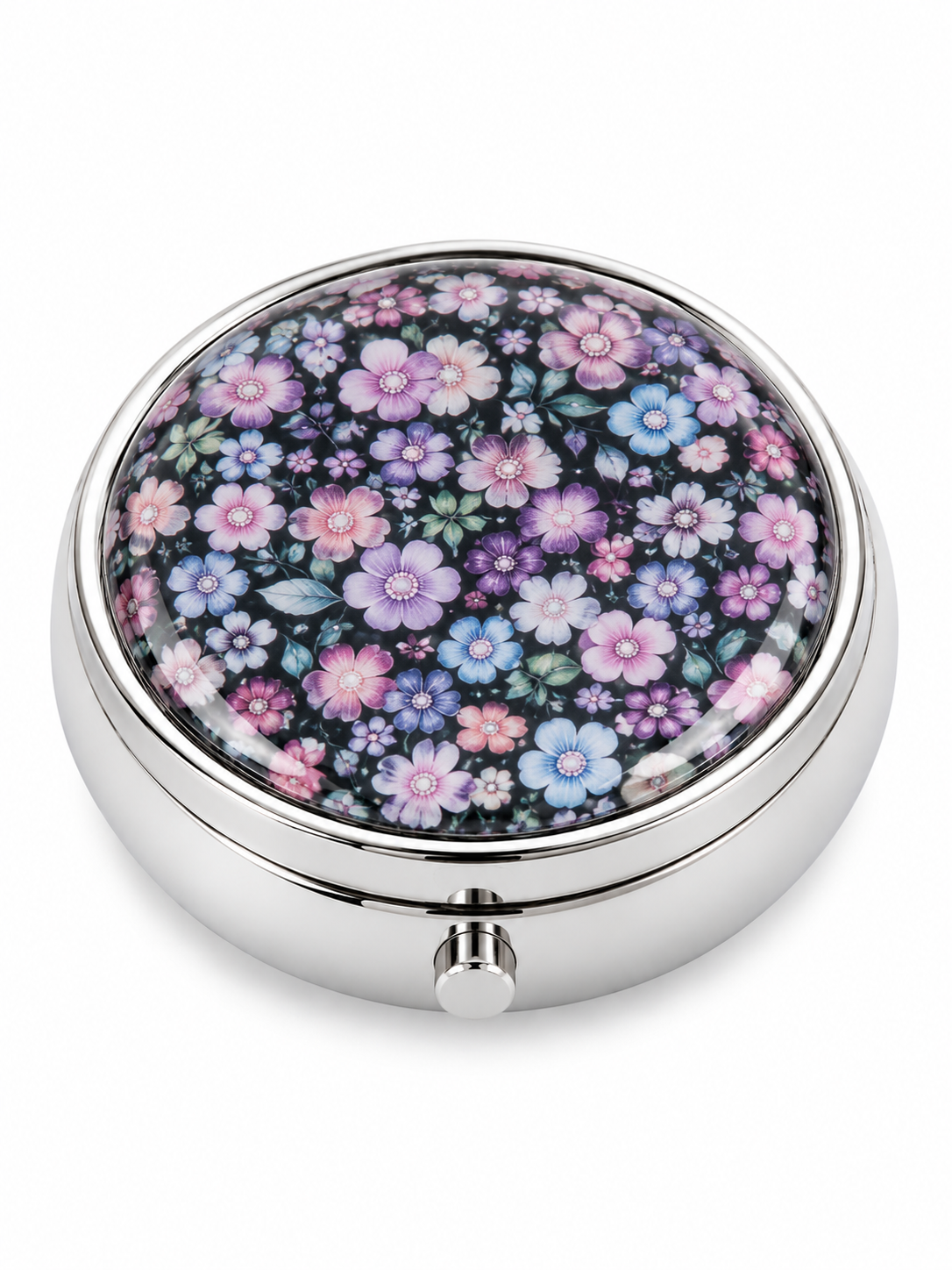 Silver Compact Mirror