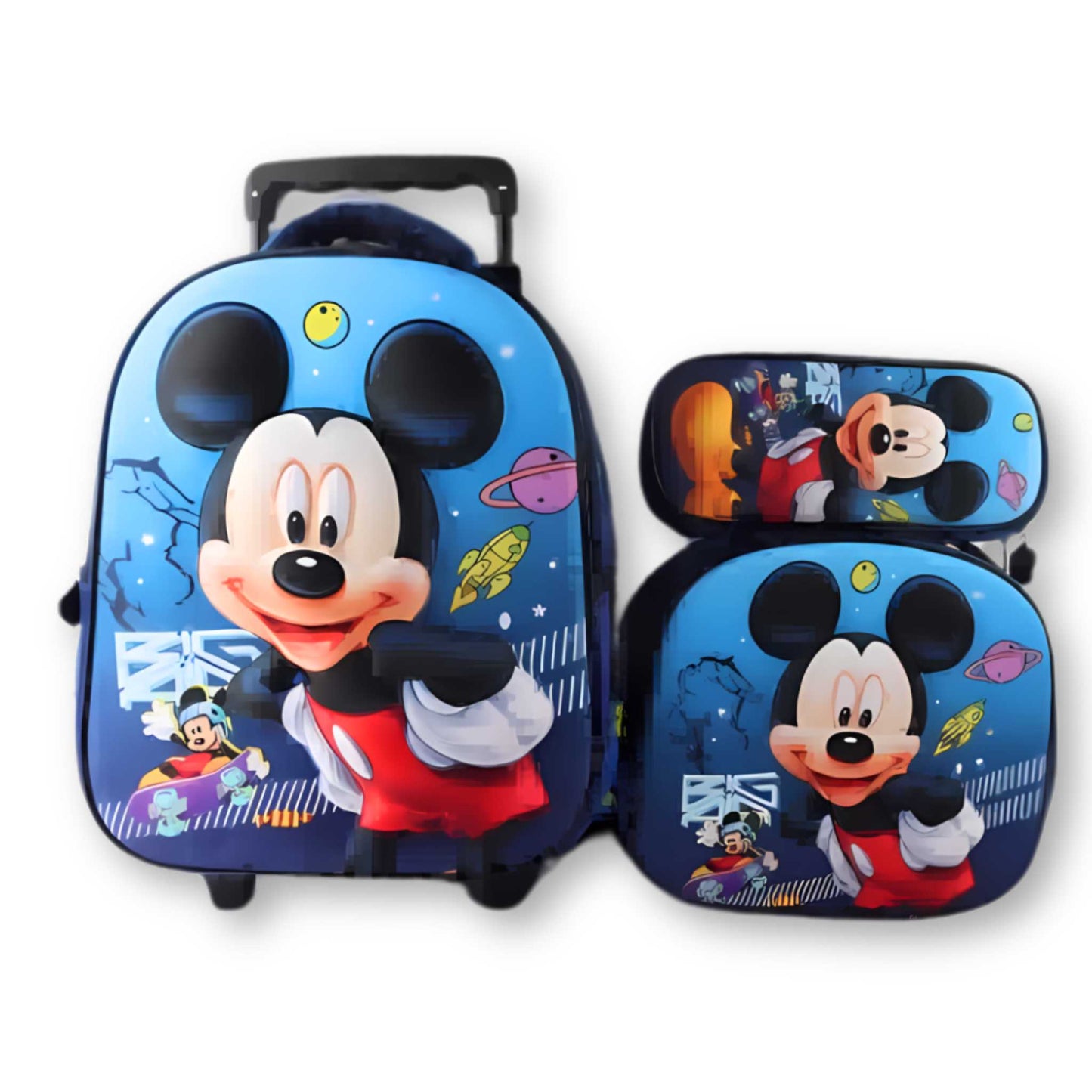 G595 Mickey Mouse Trolley Backpack Set