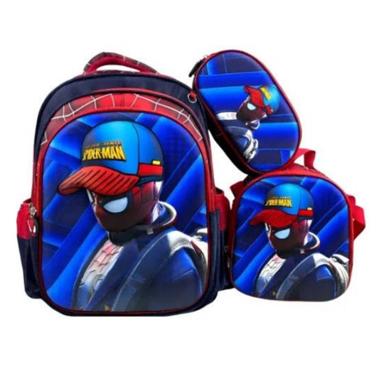 G618 Spiderman 3-piece Backpack Set