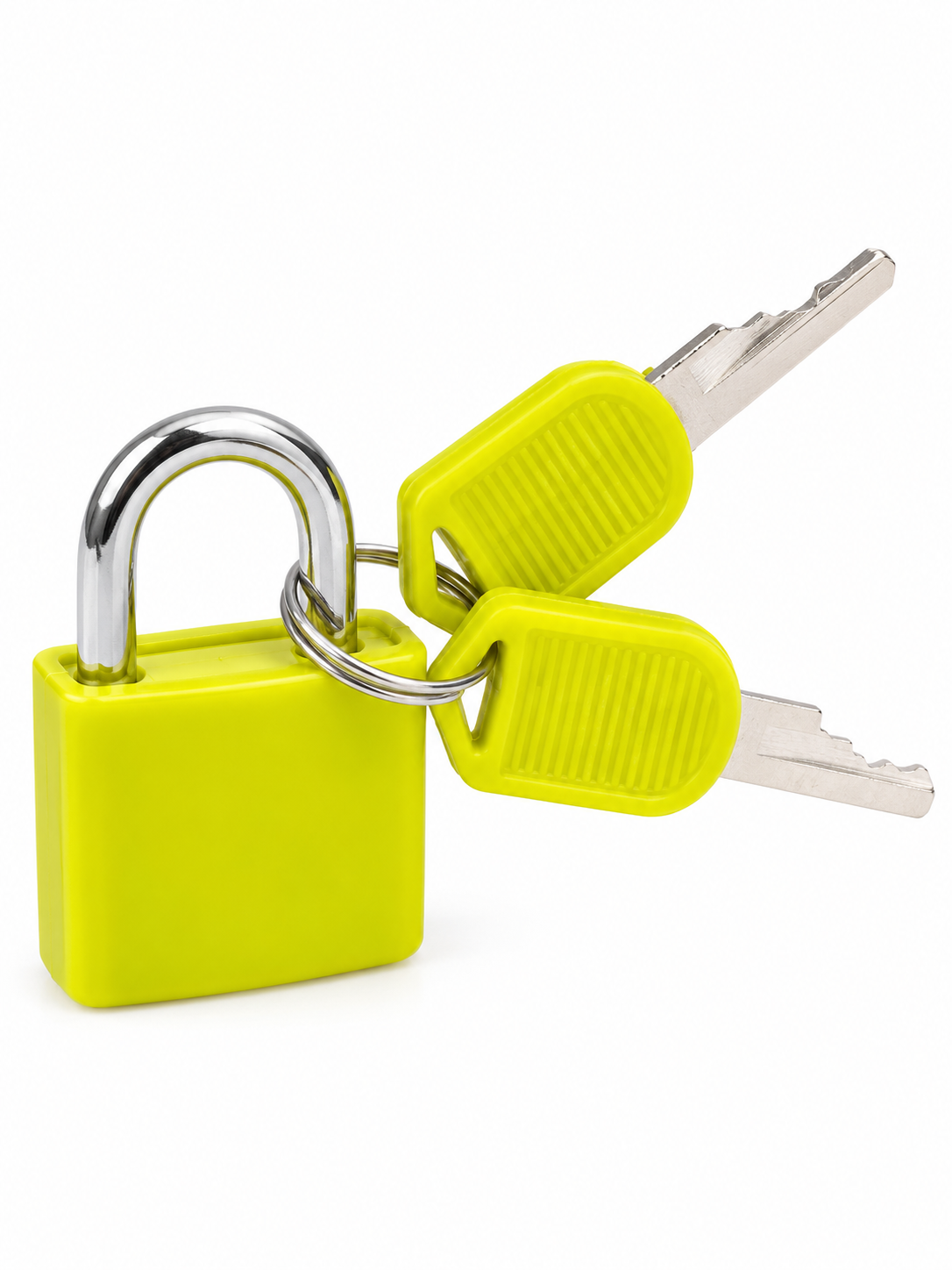 Compact Key Lock Padlock with 2 Keys