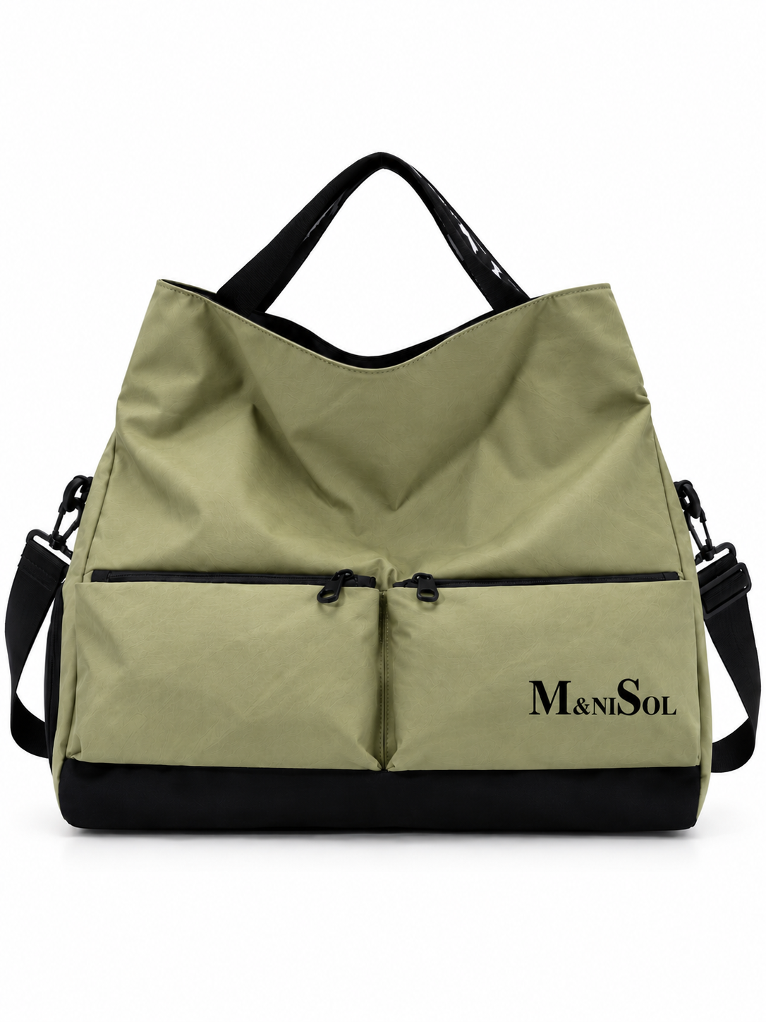 M&NiSol Multi-Pocket Tote Bag with Adjustable Shoulder Strap