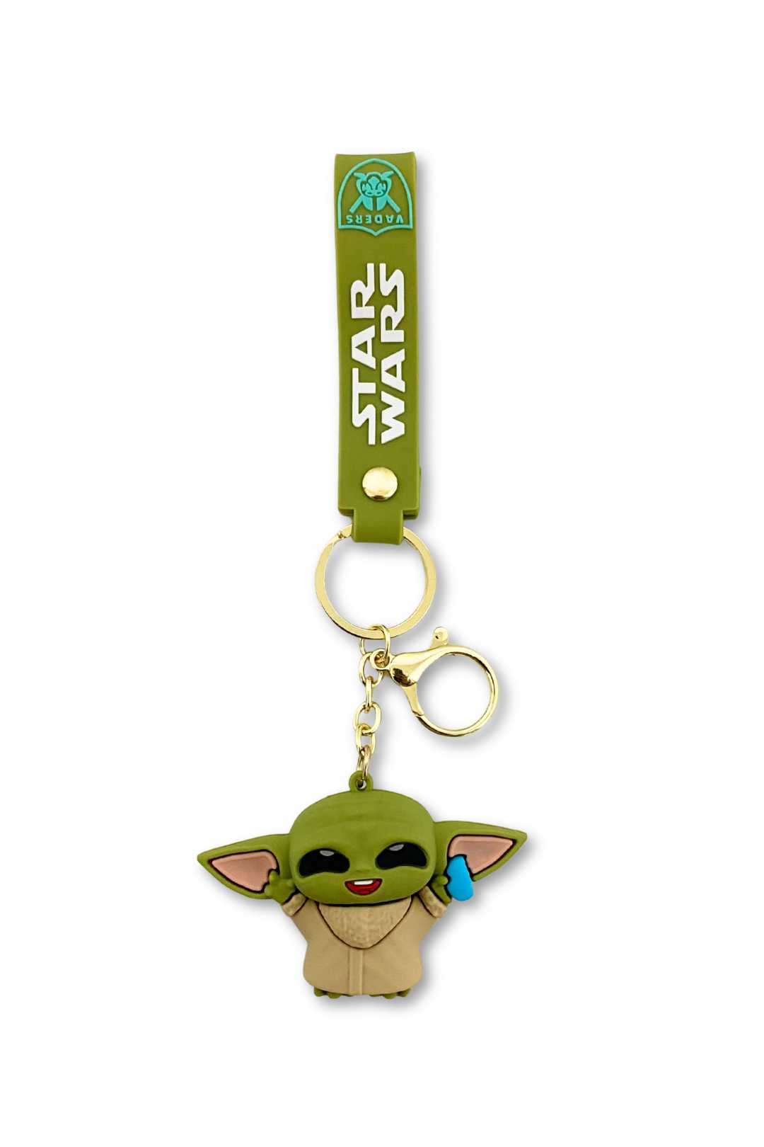 Baby Yoda 3D Silicone Keychain