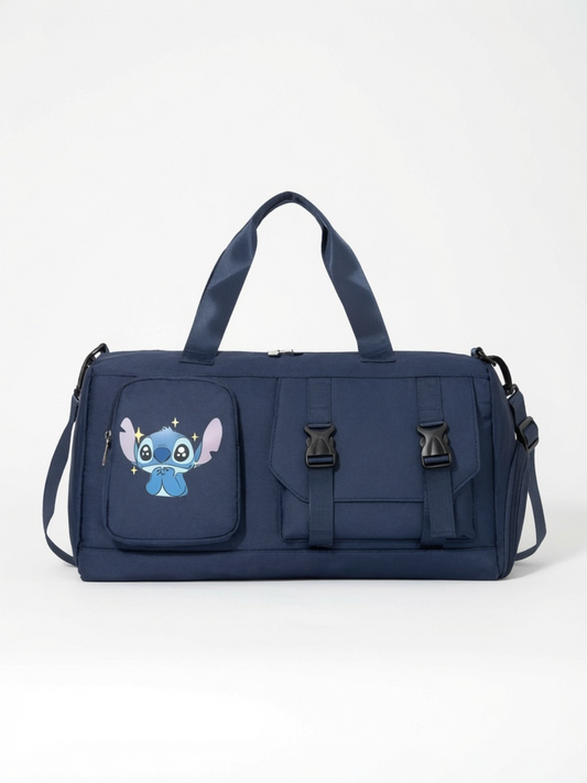 Character Travel Duffel Bag with Shoe Compartment
