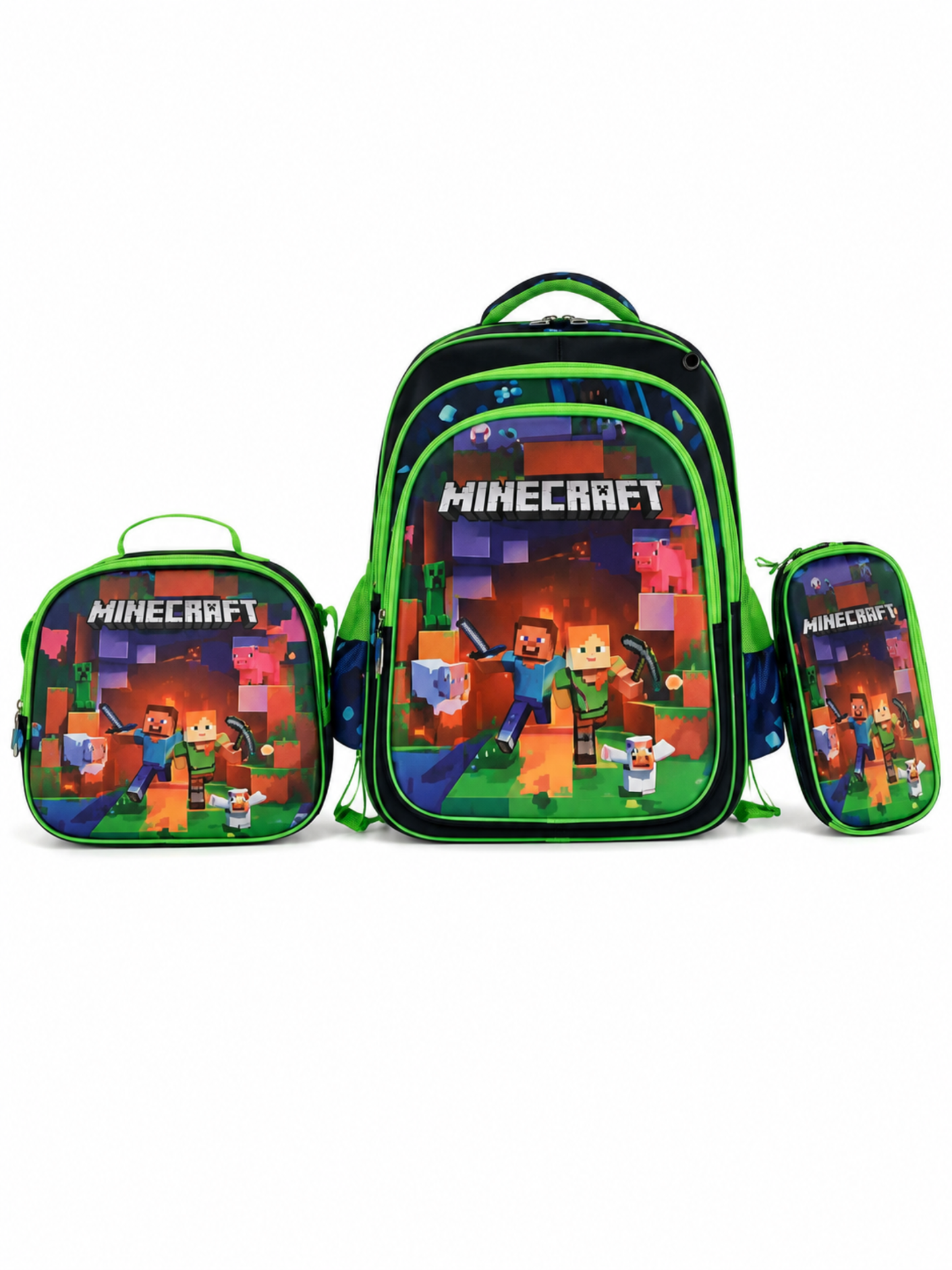 Kids 3-Piece Bag Set-Backpack, Lunch bag, & Pencil Case