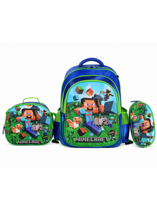 Boys 3-Piece Light-Up School Backpack Set