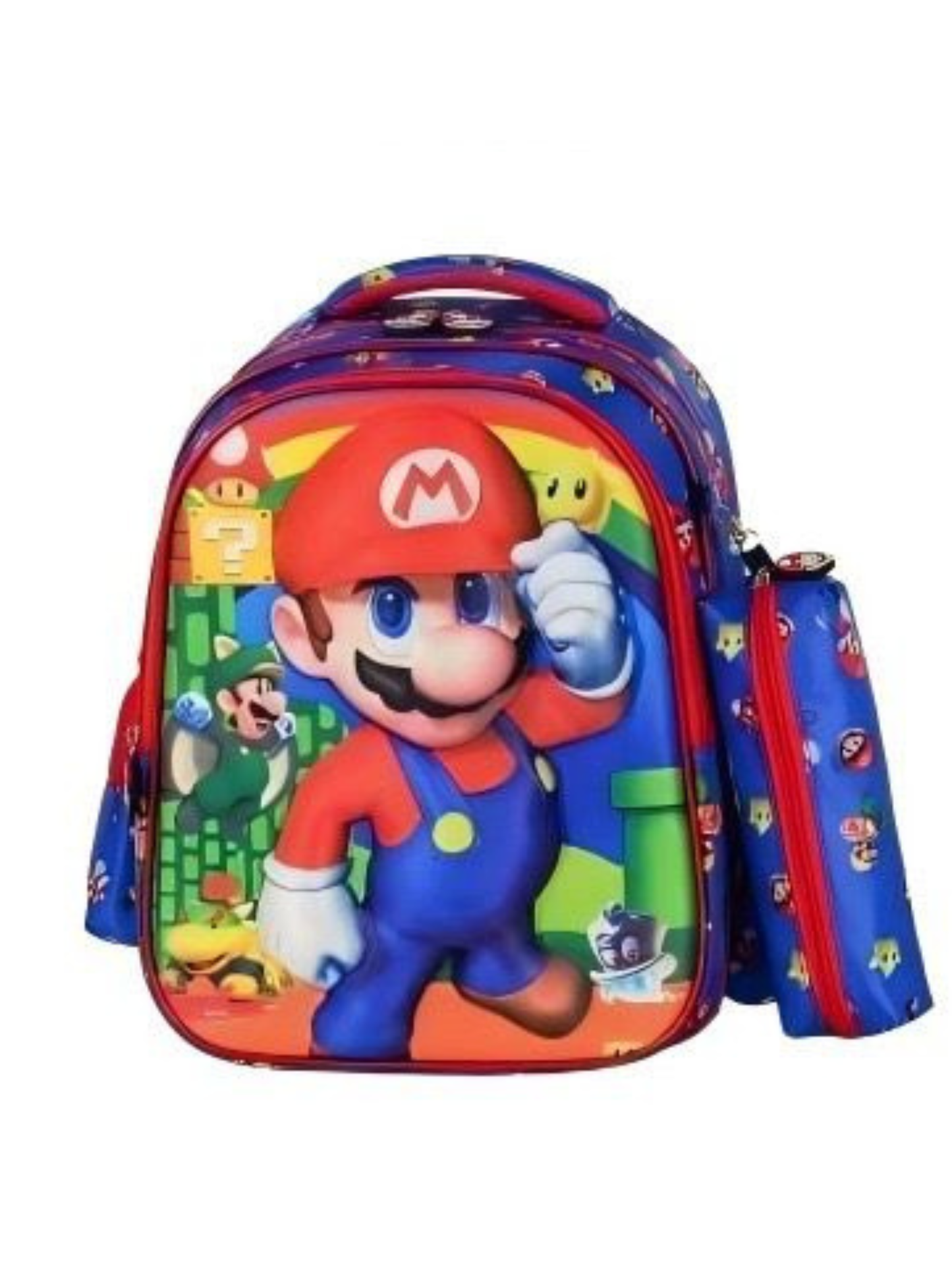 Kids Character School Backpacks with Matching Pencil Case