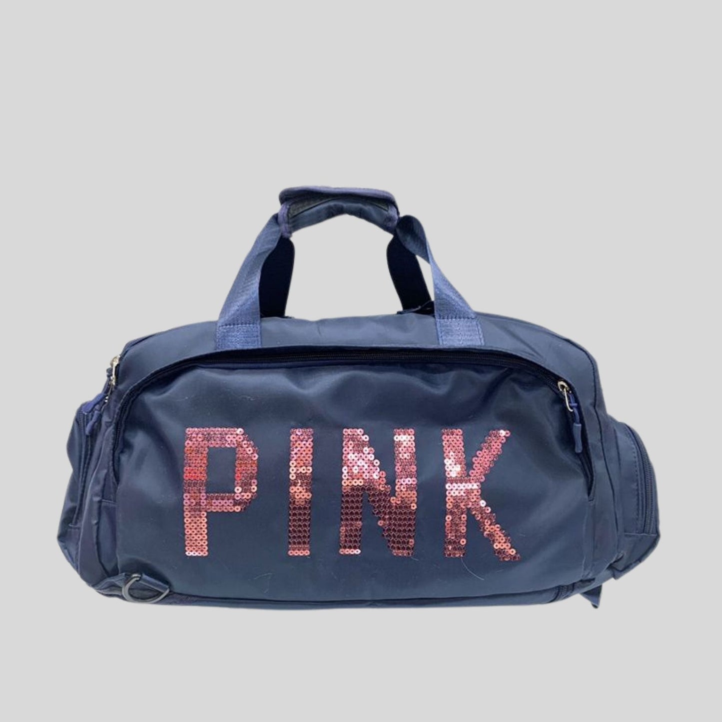 A1091 Pink Sequins Duffel Bag