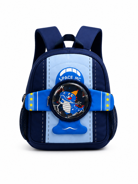Boys 3D Cartoon School Backpack- Lightweight Preschool Bag
