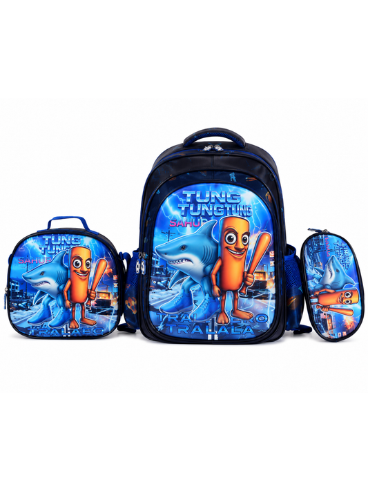 Boys 3-Piece Light-Up School Backpack Set