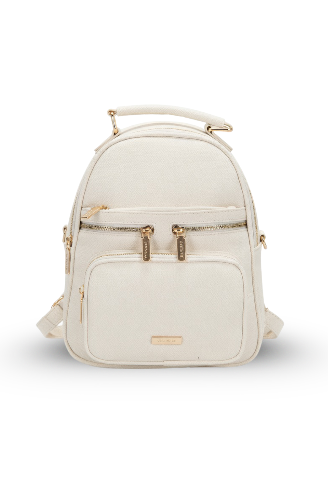Multi-Zip Mini Backpack with Crossbody Strap