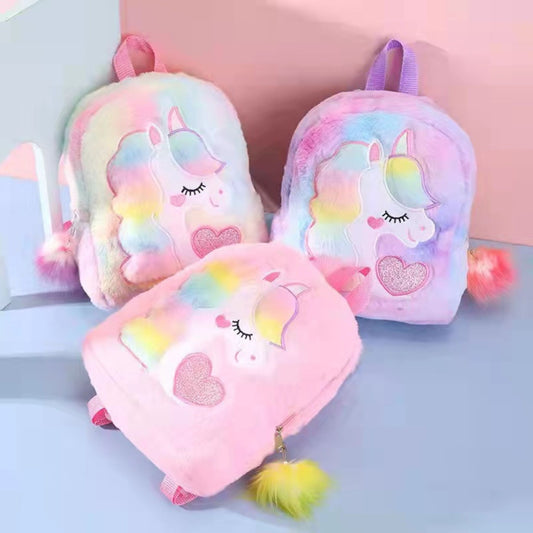 Plush unicorn Backpack