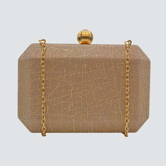 A1293 Geometric Women Glitter Clutch