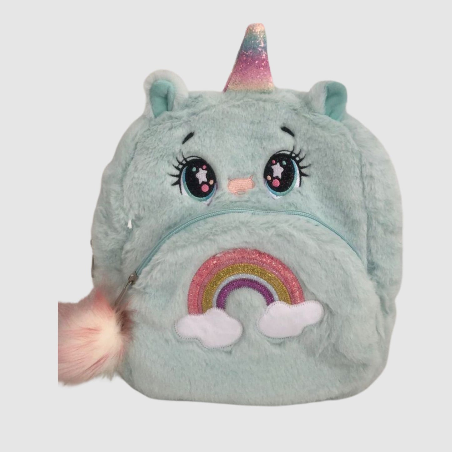 G2333 Unicorn Rainbow Plush Backpack