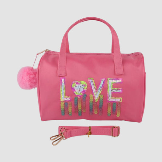 A1245 LOVE Sequins Mini Bag