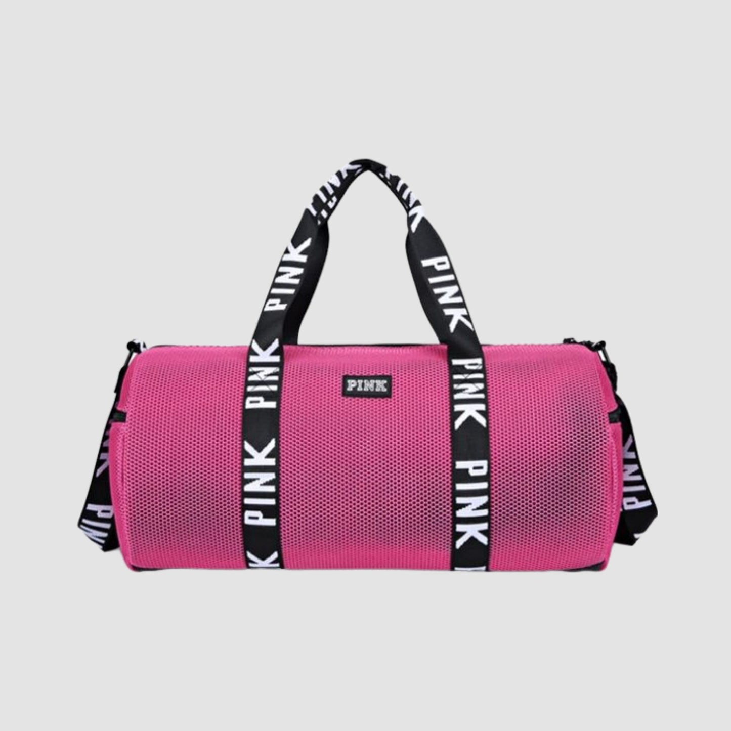 A056 PINK DUFFEL BAG