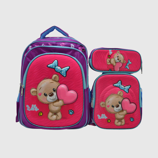 1613 Teddy Bear Backpack Set