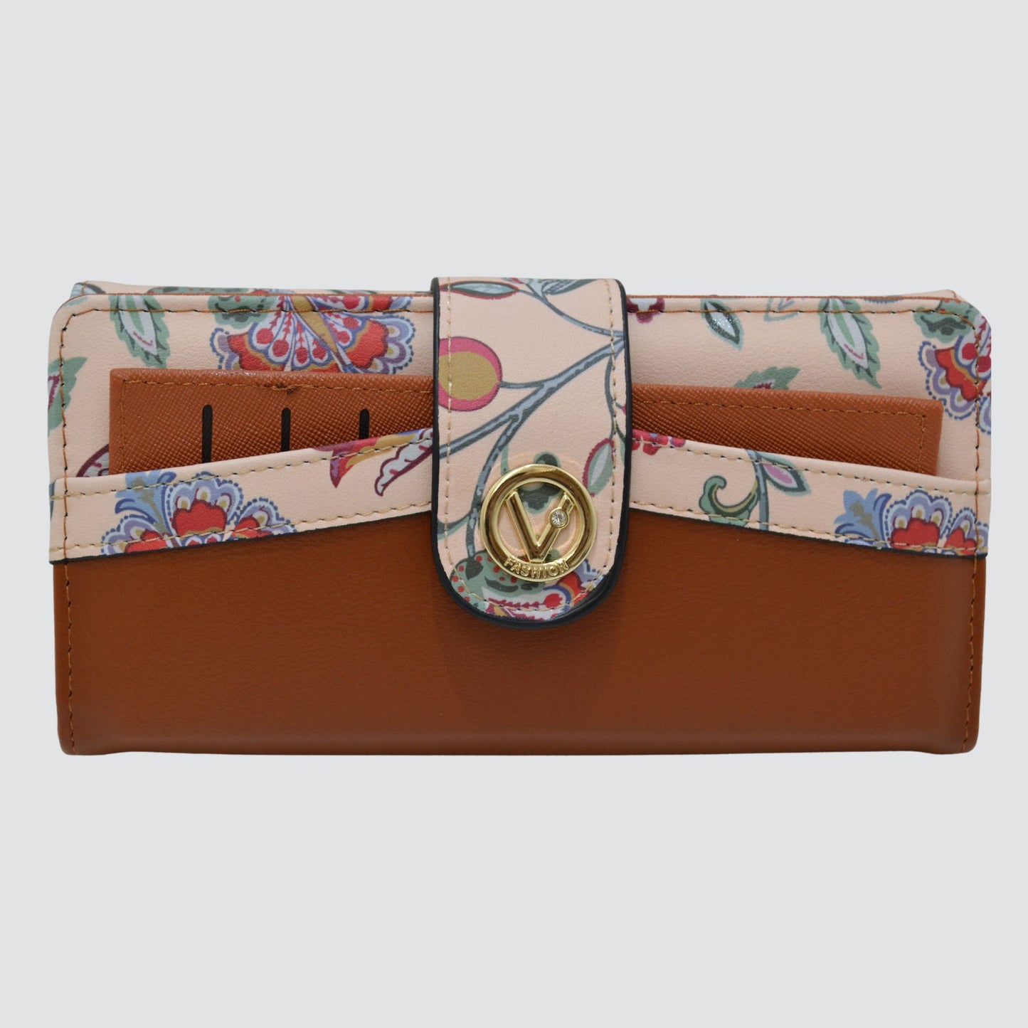 S3014 Floral Wallet / Crossbody with Card Case