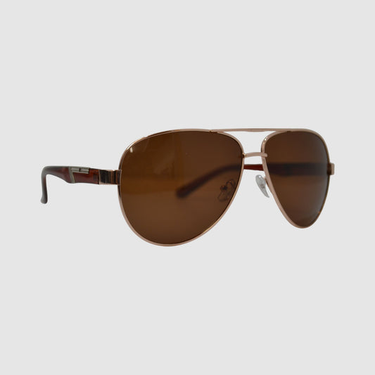 Brown Unisex Sunglasses