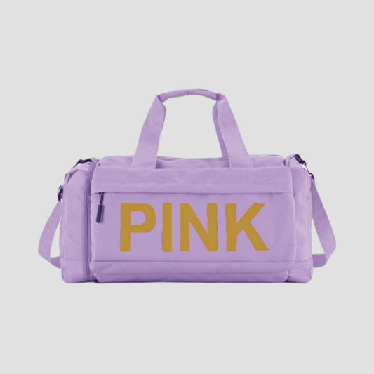 Purple A081 PINK Duffel Bag