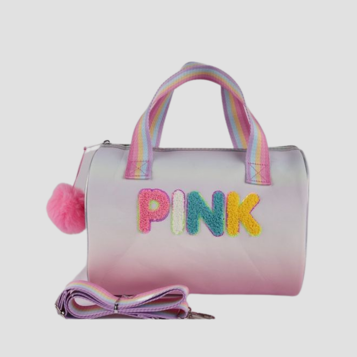 Light Pink A1244 Pink Mini Duffel Bag