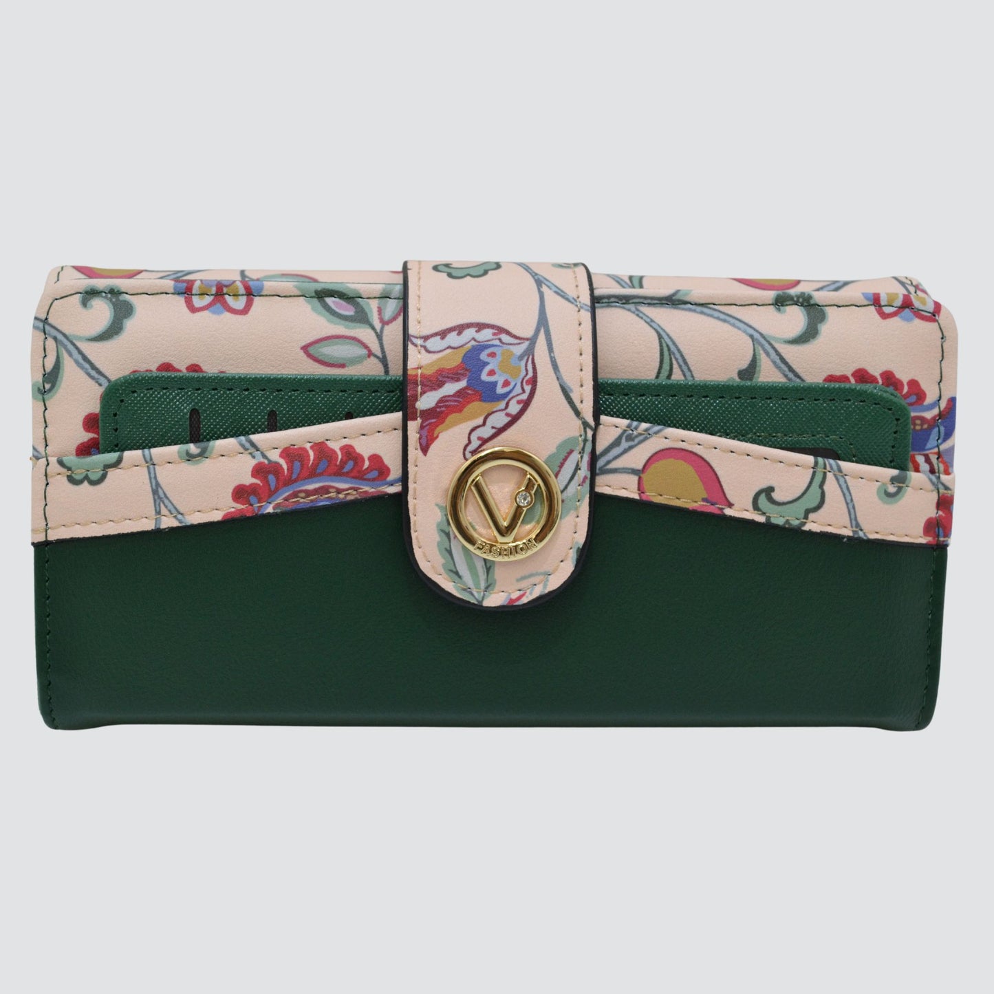 S3014 Floral Wallet / Crossbody with Card Case