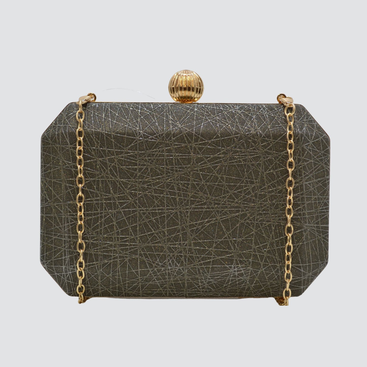 A1293 Geometric Women Glitter Clutch