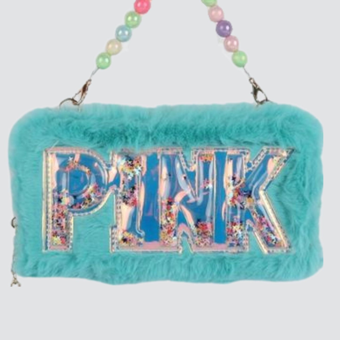 S3006 Fluffy PINK Wallet / Handbag