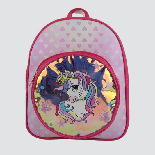 Fuchsia pink Unicorn Backpack