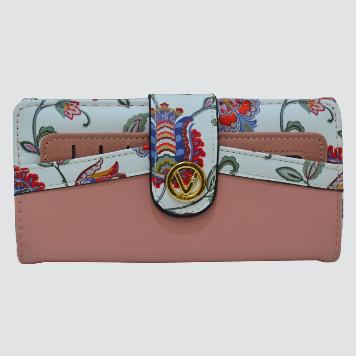 S3014 Floral Wallet / Crossbody with Card Case