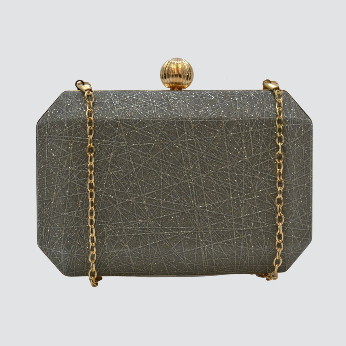 A1293 Geometric Women Glitter Clutch